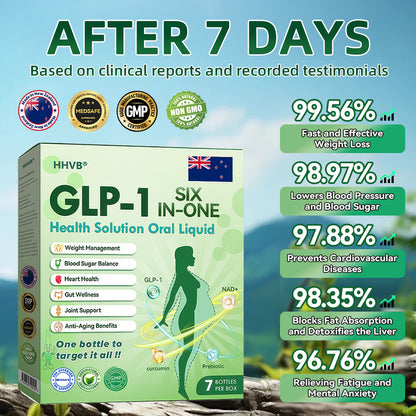 (HHVB®) ❤️ Only 6 boxes left! Take an extra 30% off today! GLP-1 Oral Solution is clinically proven to help control weight and blood sugar with long-lasting results in just 4 to 6 boxes. Don't wait another year, act now!